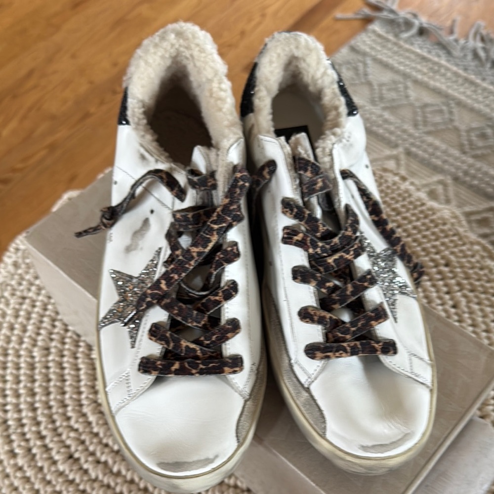 Golden Goose Superstar Shearling Lined Sneakers